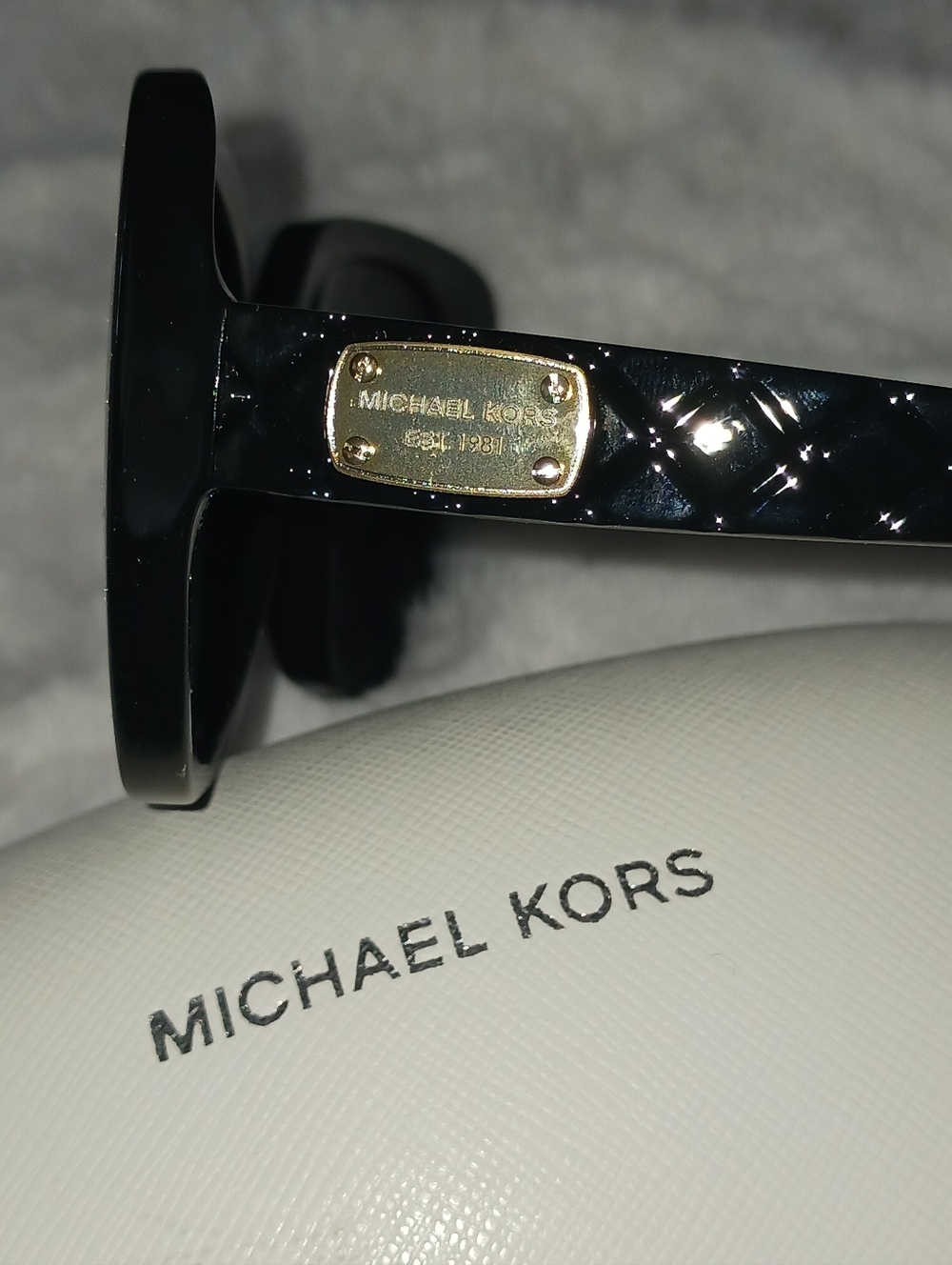 Michael Kors Women's Black Square Oversized Sunglasses - Picture 5 of 5